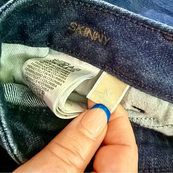 Michael Kors Dark Blue Skinny Jeans - Picture 8 of 10